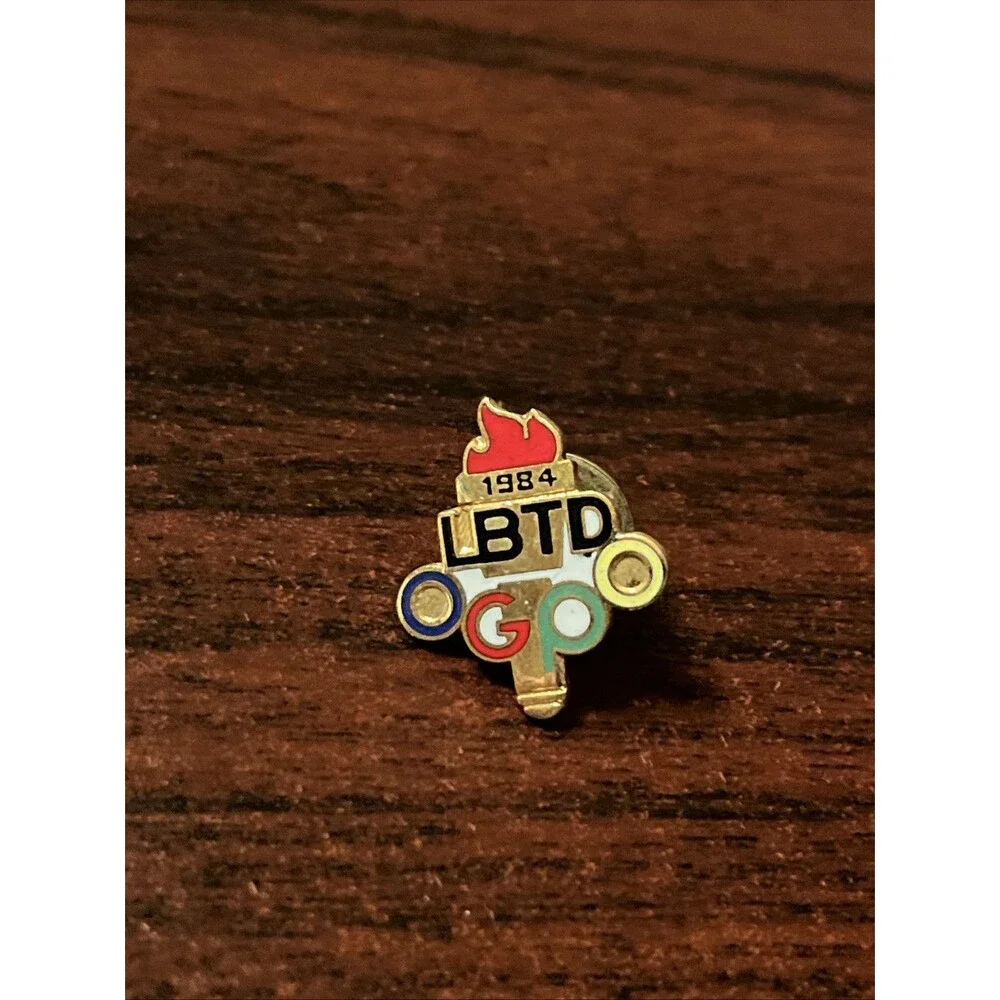 1984 Los Angeles Olympics‎ LBTD OGPO Lapel Hat Pin